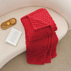 BEDELITE Red Throw Blanket for Couch, Soft Cozy Gifts for Women, 50 * 60 | 3D - Image 6