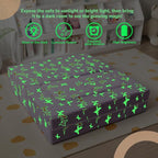 MeMoreCool Kids Modular Couch – Glow-in-the-Dark Butterfly Foam Sofa Bed - Image 5