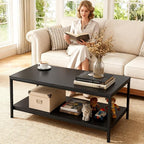 ZenStyle Industrial Coffee Table - Image 2