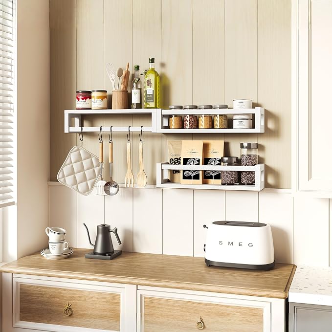 TidyCorner Upgraded Thick Floating Shelves, Solid Wood Bookshelf - Image 6
