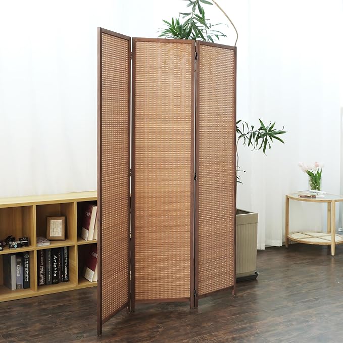 Furnnylane 3 Panel Bamboo Room Divider - Image 3