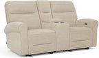 MCombo 78.3" Wall Hugger Power Loveseat Recliner Sofa by MCombo