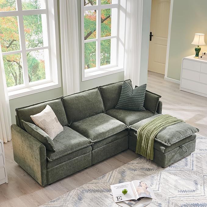 85.83" Modular Sectional Cloud Couches - Image 3
