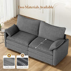 Vesgantti 74" Loveseat Sofa for Living Room, Comfy Cloud Couch Deep Seat - Image 4