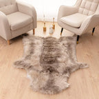 Carvapet 4x5 Faux Reindeer Hide Rug - Image 2