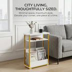 Narrow Side Table, 3-Tier Slim End Table - Image 6