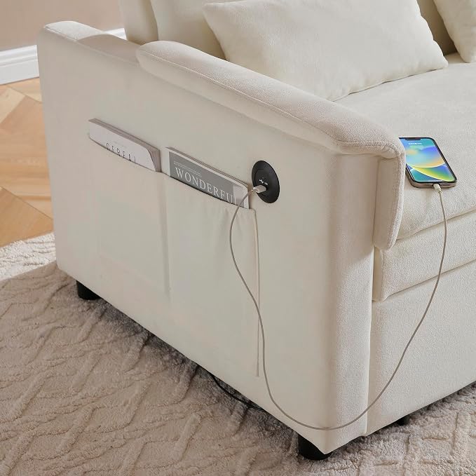55.5" Small Sleeper Sofa Couch - Image 8