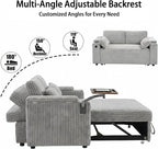 Auvsoce 65" 3-in-1 Pull-Out Convertible Sofa Bed - Image 4