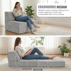 Kasunpul Folding Sofa Bed with Pillow, Memory Foam Fold Out Chair Bed, - Image 4