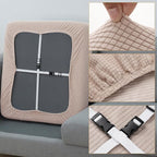 Fuloon Couch Cushion Slipcover, Super Stretch Individual Sofa Covers | 3 Pack - Image 4