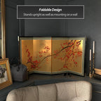 Oriental Furniture Plum Tree on Gold Leaf - Image 3