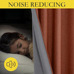NICETOWN 100% Absolutely Blackout Linen Curtains - Image 5