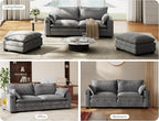 MapleGrace 80" Cloud Loveseat Sofa - Image 8