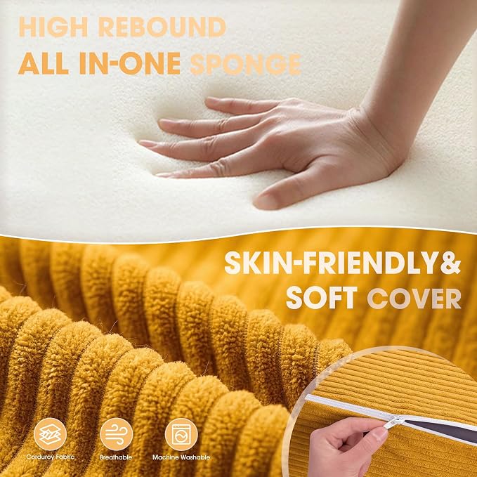 Kasunpul Folding Sofa Bed with Pillow, Memory Foam Fold Out Chair Bed, - Image 6