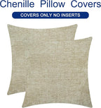CaliTime Decorative Couch Throw Pillow Covers 20 X 20 Inches Light Taupe | Pack - Image 6