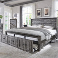 Aitjunz Farmhouse King Size Bed Frame by AITJUNZ