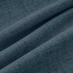 MIULEE 100% Blackout Linen Curtains 42 x 63 Inch Navy Blue 2 Panels | Thermal - Image 9