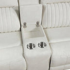 Lexicon Manual Double Reclining Loveseat, Polished Microfiber Manual Wall - Image 11