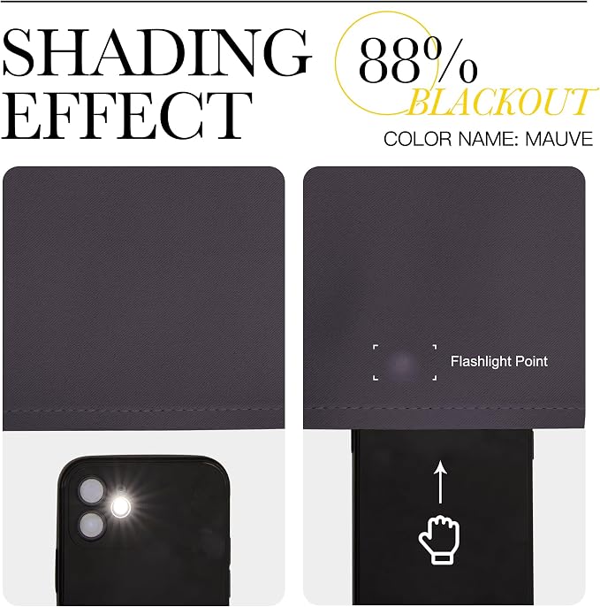 NICETOWN RV Bunk Curtains, 2 Panels, W42 x L30 -Inch, Kitchen Window Curtains - Image 4