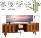 Bamboo TV Stand for TVs up to 65", Accent Entertainment Center - Image 8