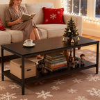 ZenStyle Industrial Coffee Table - Image 8
