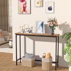 VASMIA Console Table, Entryway Table, Narrow Sofa Table, Living Room, Rustic - Image 6