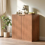 Evermagin 31.5" Walnut Buffet Cabinet by Evermagin