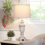 Cinkeda Farmhouse Table Lamps Set of 2 - Image 4