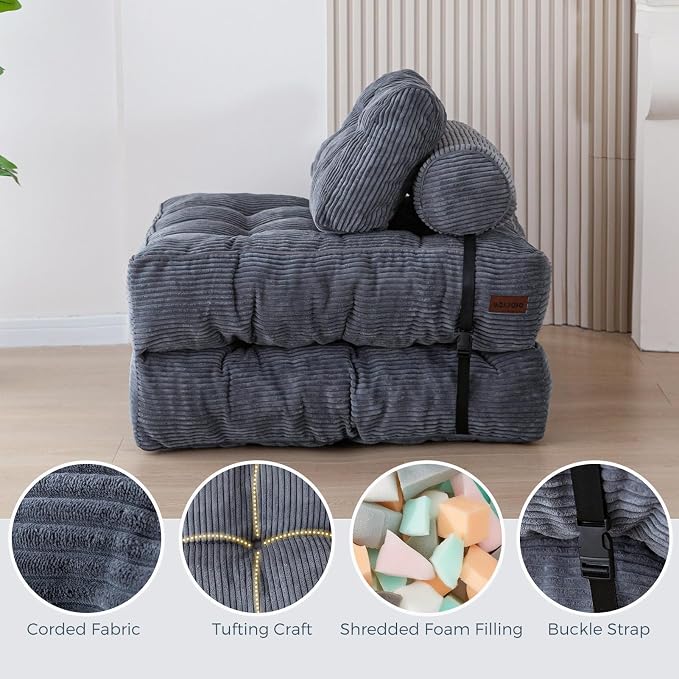 MAXYOYO Folding Sofa Bed, Convertible Sleeper Chair - Image 6