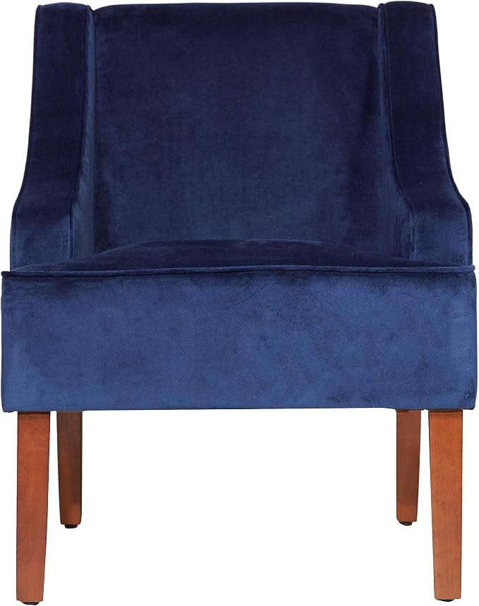Homepop Home Decor Upholstered Classic Swoop Arm Accent Chair Accent Chairs by HomePop