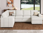 Belffin Modular Sectional Sleeper Sofa - Image 4