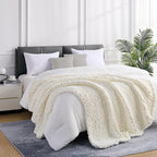 L'AGRATY Chunky Knit Throw Blanket - Image 7