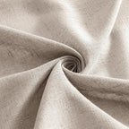 MIULEE Natural Linen Curtains 52x108 Inch 2 Panels - Image 8