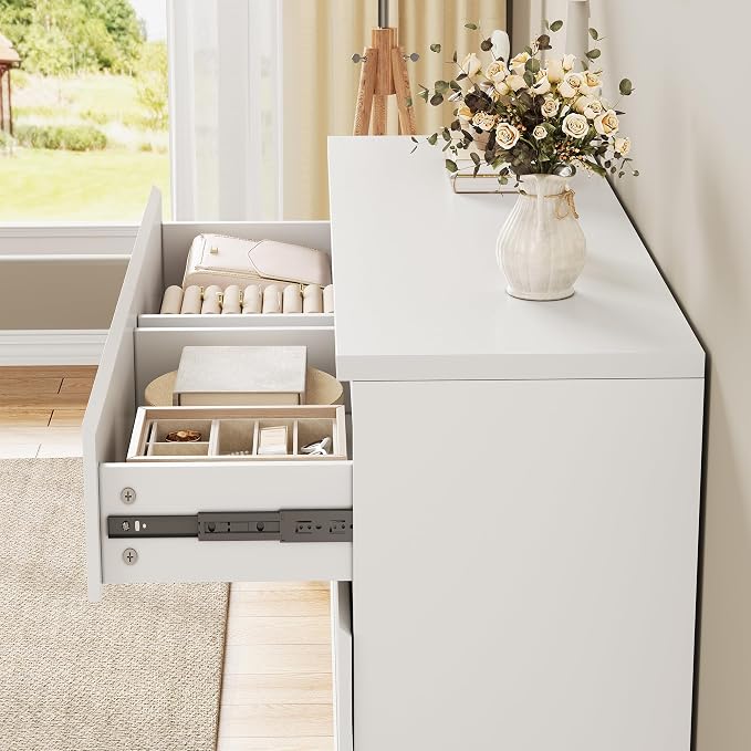 Jocoevol White 6 Drawer Dresser - Image 6