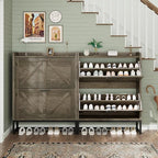 GRUSIGN Shoe Cabinet, Shoe Storage Cabinet - Image 6
