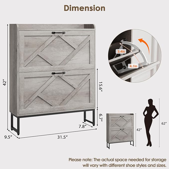 Nicetree Shoe Storage Cabinet - Image 2