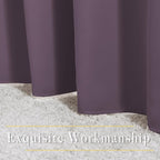 NICETOWN Plum Living Room Curtains 90 inches Long, Grommet Home Fashion Energy - Image 6