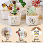 4 Sheets Rub on Transfers for Crafts, Bees Furniture Transfers for Wood - Image 4