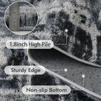 7x10 Ft Extra Large Shag Rugs for Living Room, Tie Dyed Ultra Soft Fluffy Furry - Image 6