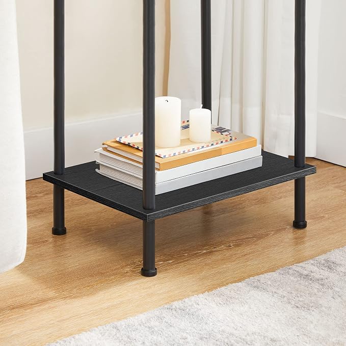 HOOBRO Side Table with Charging Station, End Table with USB Port and Outlets - Image 7