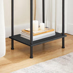 HOOBRO Side Table with Charging Station, End Table with USB Port and Outlets - Image 7