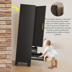 erosoei 71" H Metal Pantry Storage Cabinet, Office File Cabinets - Image 4