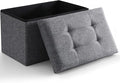 Storage Ottoman Cube Small Footrest Foldable Seat Foot Stools Square Tufted by CUYOCA-MakeYouFeelComfort