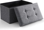Storage Ottoman Cube Small Footrest Foldable Seat Foot Stools Square Tufted by CUYOCA-MakeYouFeelComfort