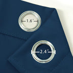 Blackout Curtains 66 x 84 inch/Navy Blue Curtains Set of 2 Panels/Thermal - Image 6