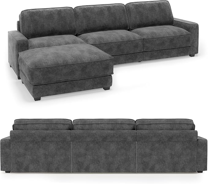 Vipbear 120" Oversized Modular Sectional Sofa, L Shaped Couch Set - Image 9