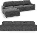 Vipbear 120" Oversized Modular Sectional Sofa, L Shaped Couch Set - Image 9