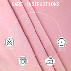 Blackout Curtains 52 x 63 inch/Pink Curtains Set of 2 Panels/Thermal Insulated - Image 4