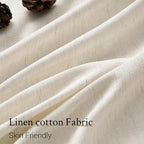 Topfinel 102 Inch Curtains 2 Panels Set, Two Packs Pinch Pleat Back Tab Linen - Image 4