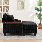 KEIKI Corduroy Storage Armrest Sofa, Single Versatile Seat - Image 6
